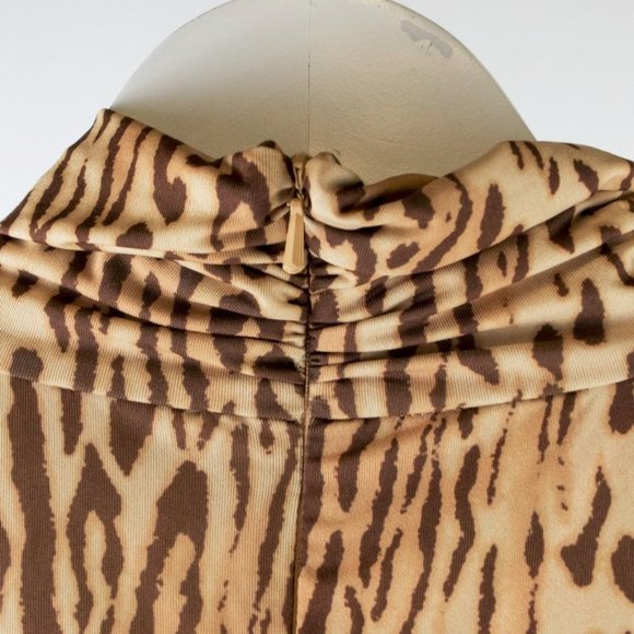 Zimmermann Espionage Beige Leopard Jersey Turtleneck - Picture 6 of 6